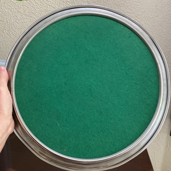 Vintage, Revere, Pewter Rimmed Serving Tray with Ducks - Picture 4 of 10